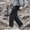 Pantalones de Senderismo de Verano para Hombre, Pantalones de Secado Rápido, Pantalones de Trabajo, Pantalones Oficiales Softshell para Montañismo al Aire Libre