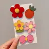 Adesivos Mágicos de Flores Infantis para Arrumar o Cabelo de Bebê, Presilhas de Cabelo Doces de Desenho Animado, Adesivos Fofos de Franja Sem Marcas
