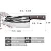 Cuchillo Yangjiang Cuchillo de Cocina para Rebanar Afilado Patrón Martillado Forjado a Mano para Damas Cuchillo para Carne Suministros de Cocina