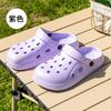 Novos Sapatos de Buraco Eva com Solado Grosso Macio Estilo Ins Popular na Internet Femininos de Verão para Exterior Praia Antiderrapantes Sandálias Baotou