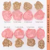 Mini Moldes para Galletas de Dibujos Animados Sanrio Hogareños Moldes de Sandía Estéreo 3D Corte a Presión Horneado de Fondant Hecho a Mano