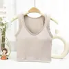 Novo Tipo I-Back Amônia Nua 32 Pinos Copo Fixo Roupa Íntima Feminina Sem Aro com Bojo Sutiã Básico Casual
