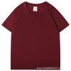 Camiseta personalizada de algodão puro com peso pesado, logotipo impresso, uniforme de grupo, roupas de trabalho, gola redonda, uniforme de classe, atividade, 220g, penteado e justo