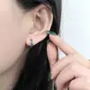 Aretes Europeos y Americanos de Textura Irregular para Hombres y Mujeres, Aretes Versátiles, Anillo de Mobius, Lujo Accesible, Aretes de Diseño Neutro