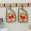 Toalha de Mão de Veludo Coral Novo Produto de Natal Toalha de Cozinha Desenho Animado Toalha Dia das Crianças Edição Limitada de Natal