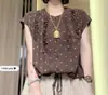Moda Femenina de Alta Gama Nueva y Moderna para el Verano 2026 Versátil Adelgazante Manga Corta Elegante Ropa Delgada para Mujeres