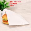 Bolsa Triangular de Papel Kraft Desechable a Prueba de Aceite Bolsa de Papel Paquete Puff Comida Carne Panecillos Bolsa de Papel