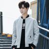 Camisa de beisebol masculina nova transfronteiriça primavera e outono jaqueta casual gola jaqueta de trabalho moda masculina entrega de fábrica