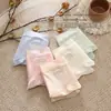 Ropa Interior de Algodón Puro Antibacteriano 7A Seleccionado Cuidadosamente para Mujer Cintura Media Antibacteriana Sin Costuras Algodón Entrepierna Extendida Talla Grande Bragas para Mujer