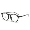 Nuevas Gafas Moda Montura Redonda para Hombre y Mujer Montura TR90 Espejo Plano Gafas Anti Luz Azul Espejo Plano 2382