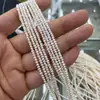 1,8-2,5 Pérolas Naturais de Água Doce Mini Pequenas Pérolas Furadas em Formato de Arroz Materiais para Pulseira Colar Tassel Contas Soltas