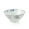 A5 melamina creativo tazón de ramen imitación porcelana punta de lengua plástico chino boca ancha Cubo Tazón comercial tazón de polvo de caracol tazón de sopa