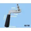 Manija de puerta de horno manija de puerta de caldera manija de estufa manija de tiro manija de puerta de estufa grande manija de estufa redonda accesorios para caldera nuevo