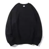 023Y1 Sudadera Personalizada de Fábrica de Peso Pesado 600g con Forro de Polar Cuello Redondo Camiseta Cultural con Logo Impreso y Bordado Ropa de Trabajo