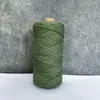 En Stock Cuerda de Algodón de Colores de 3 mm de Tres Hilos Cuerda Pura de Algodón para Tejido de Tapicería Rollos de 100.1 m de Cuerda para Manualidades Hechas a Mano