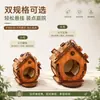 Casa de pájaros para Nuevo Producto Transfronterizo Decoración de Jardinería Exterior Colgante Jaula para Pájaros Loro Casa de Pájaros de Madera Jaula para Pájaros de Madera Maciza Caja de Cría