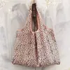 En Stock Gran Capacidad Linda Ligera Ecológica Bolsa de Compras Portátil Plegable Bolsa de Dibujos Animados para la Compra 210D Diseño Grande de Dibujos Animados