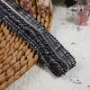 Muestra cadena de cuentas de diamante personalizada cinta de encaje de cachemira textil para el hogar bolsa para zapatos accesorios de ropa diy encaje al por mayor
