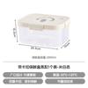 Caja de Almacenamiento para Pan Tostado Contenedor Transparente de Grado Alimenticio Bolsa de Cocina Hermética de Gran Capacidad para Alimentos Refrigerados con Tapa