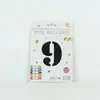 Venta al por mayor estilo INS comercio electrónico transfronterizo 16 pulgadas Exquisitamente empaquetado digital empaque individual de tarjeta de papel globos de papel de aluminio, versión delgada americana