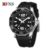 Fabricante Oufani Venta al por mayor Reloj de Cuarzo Esfera Tridimensional Resistente al Agua Reloj para Hombre con Calendario Reloj Simple Casual