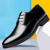 2026 Nova Moda Casual de Negócios Sapatos de Couro Genuíno Estilo Coreano Casual Britânico Transfronteiriço Tamanho Extra Grande para Namoro e Trabalho