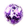 Balão de látex transparente com lantejoulas rosa dourado de 12 polegadas decoração de festa de aniversário decoração de celebração de casamento balão de confete atacado