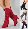 Comercio exterior 2021 AliExpress WISH suministro zapatos de mujer europeos y americanos botas de mujer hebilla de cinturón talla grande 40-43 perenne no fuera de stock