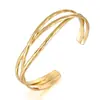 Amazon Pulsera de Aro Geométrica Creativa con Baño de Cobre Transfronteriza para Mujer, Pulsera Vintage de Moda y Sencilla Estilo Ins