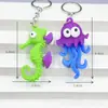 Llavero al por mayor transfronterizo nuevo serie marina colgante de muñeca caballito de mar bolsa Colgante de coche accesorios DIY