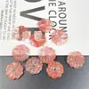 Ágata Flor Pequena 16mm Grampo Esculpido DIY Cor Doce Acessórios de Cristal Material de Joias de Jade Joias