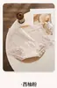 Renda Floral Roupa Íntima Feminina Ultrafina Respirável Cintura Média Forro Antibacteriano Shorts de Tela para Meninas Fonte Atacadista Mercadoria Nua