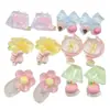 Lindo Dibujo Animado Flor Animal Pegamento Cremoso DIY Accesorios para el Cabello, Ligas para el Cabello, Hebillas para Zapatos, Colgantes para Tazas de Agua, Accesorios Decorativos de Resina