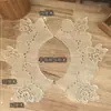 Bordado em algodão sobre base de tecido de algodão Decoração de costura gola DIY suéter camiseta decoração gola Acessórios de vestuário