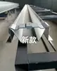 Canaleta fotovoltaica tipo M soporte de aleación de zinc-aluminio-magnesio guía para invernadero BIPV y cochera canaleta de guía de agua tipo W de aleación de aluminio