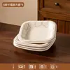 Set creativo y elegante de cuencos de cerámica bajo vidriado con patrón de pera mate, incluyendo tazones para sopa, platos, cuencos de doble asa y vajilla de cerámica.