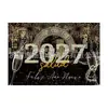 Tela de fondo Feliz Año Nuevo 2027 Tela colgante temática de Año Nuevo Europeo y Americano Pancarta de celebración de festival