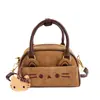 Moda y simple estilo de chica de dibujos animados 2026 nuevo bolso de hombro cuadrado pequeño cruzado para mujer de trabajo de otoño