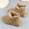2026 Nuevo Estilo de Invierno Botas de Nieve Gruesas, Forradas de Polar, Modernas, Versátiles y Cálidas para Mujer, Botines Cortos Slip-On de Suela Gruesa que Aumentan la Altura