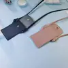 Bolsa Transversal Simples com Padrão de Lichia, Capa para Celular, Porta-Cartões, Porta-Moedas Portátil Fashion, Estilo Minimalista, Ultra Fina