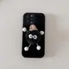 Adecuado para iPhone 15 Pro Max Felpa Funda para Teléfono Móvil Muñeca Muñeca DIY Manzana 14 Dibujos Animados Linda Funda para Teléfono Móvil