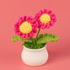 Girasol Lã Transfronteiriço Lírio do Vale Vaso Flor Não-Me-Esqueças Tulipa Ornamento Flor Artificial Temporada Escolar Presente Professor