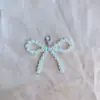 Pingente de Corrente com Laço de Pérola Acessórios Decorativos DIY de Contas Transfronteiriços Acessórios de Chapéu de Lã de Alta Qualidade para Roupas