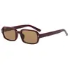 Gafas de Sol Estrelladas con Montura Cuadrada Moda Europea y Americana Gafas de Sol Sencillas de Sombra Gafas Elegantes para Disparos Callejeros Forma Cóncava Gafas de Sol de Moda