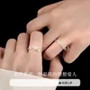 Anillos de Pareja Camelia, un Par de Anillos para Hombres y Mujeres, Diseño de Nicho, Regalo Conmemorativo del Día de San Valentín Chino, Anillo de Estilo Nuevo
