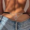 Europeu e Americano sexy strass acessórios boate festa biquíni calcinha sexy quente tanga cadeia do corpo