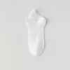 Calcetines Finos de Ramio para Mujer de Primavera y Verano, Anti-Olor, Absorbentes de Sudor, Protectores del Tobillo, Calcetines Bajos de Verano Tipo Barco, Calcetines Invisibles de Malla