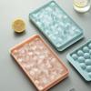 Molde para Cubitos de Hielo Bandeja de Hielo Esférica Casero Comestible Bola de Hielo Redonda Refrigerador Congelador 33 Compartimentos Artefacto de Silicona para Hacer Hielo