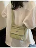 2025 Nueva Bolsa Cruzada Simple de Estilo Japonés de Moda Bolsa Mensajero Coreana Estudiante Nylon Impermeable Bolsa de Lona