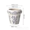Vaso de Cerâmica para Phalaenopsis, Estilo Clássico Chinês Criativo Padrão de Porcelana Azul e Branca Decoração de Casa Vaso para Plantas Verdes
